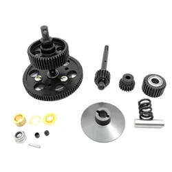 1:10 Rc Crawler Parts Steel Metal Transmission Gears Set Accessories Assembled Transmission for Axial Scx10 Gearbox