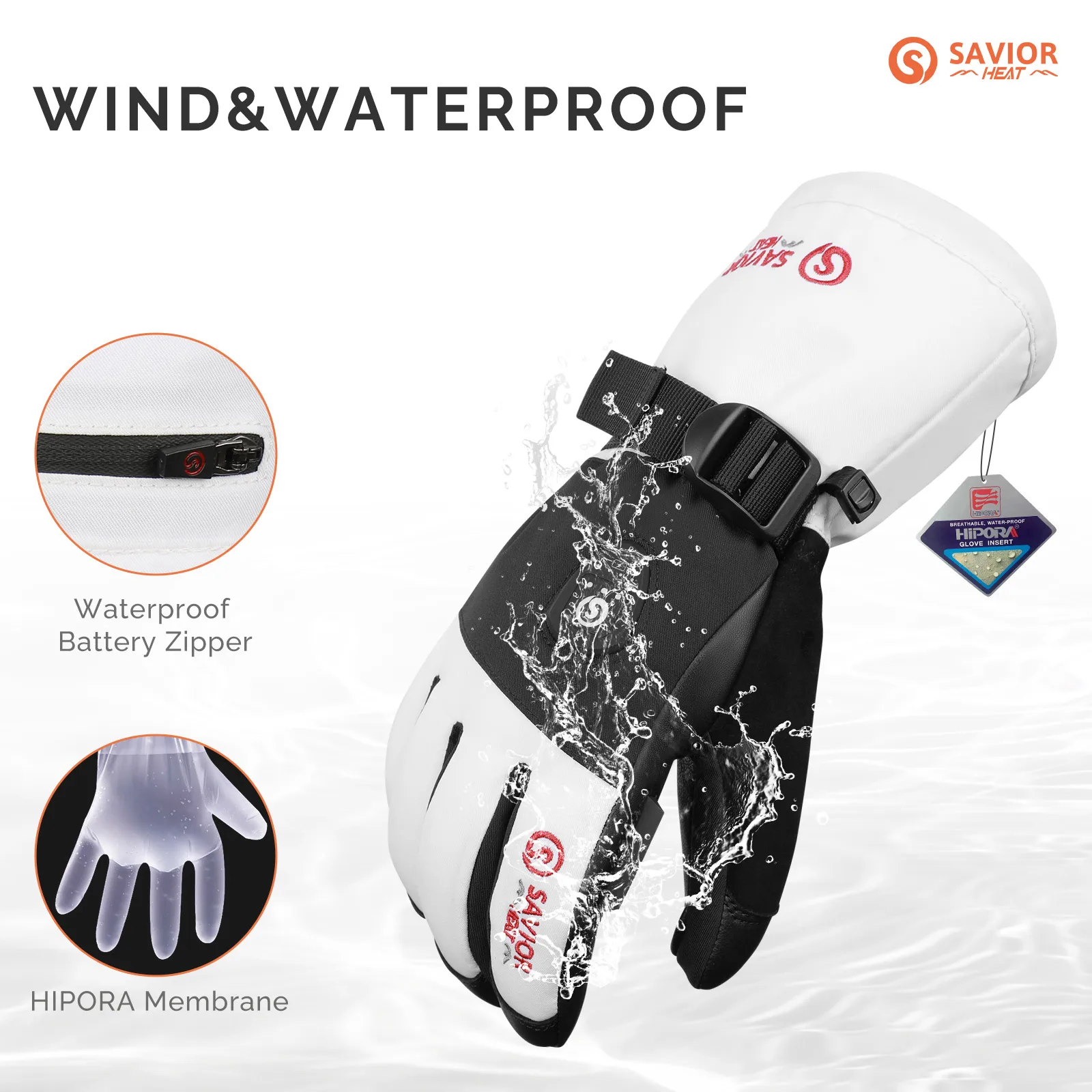 Retter Winter Ski Handschuhe Wasserdichte Snowboard Fäustlinge Frauen Männer Schneemobil Schnee Board Handschuhe Thermische Sport Skifahren Handschuhe