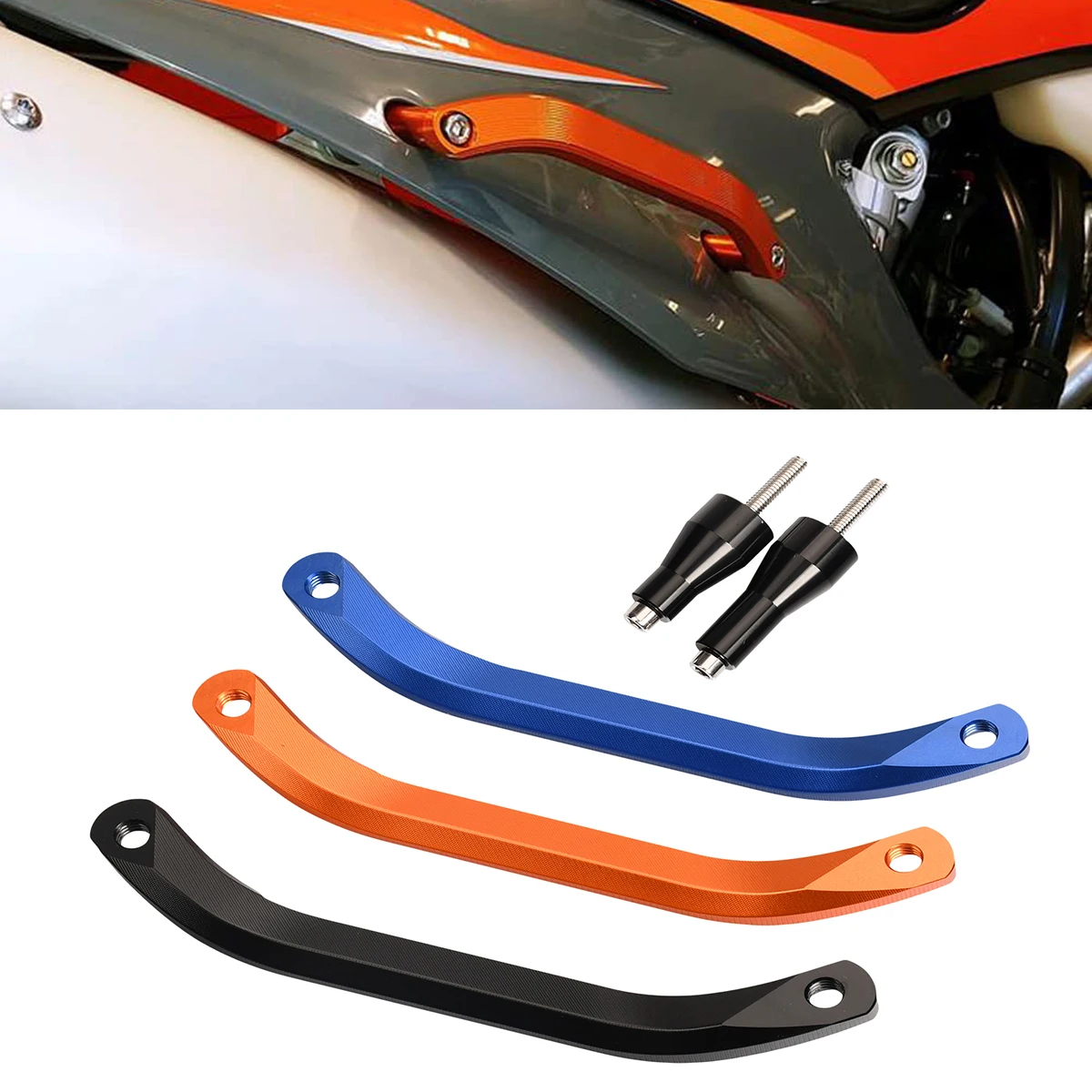 

CNC Aluminum Rear Passenger Grab Rail Handle For KTM 125-500 XC/SX/XCF/SXF EXC/EXCF/XCW 2024 For Husqvarna FC/FX/TX For GasGas