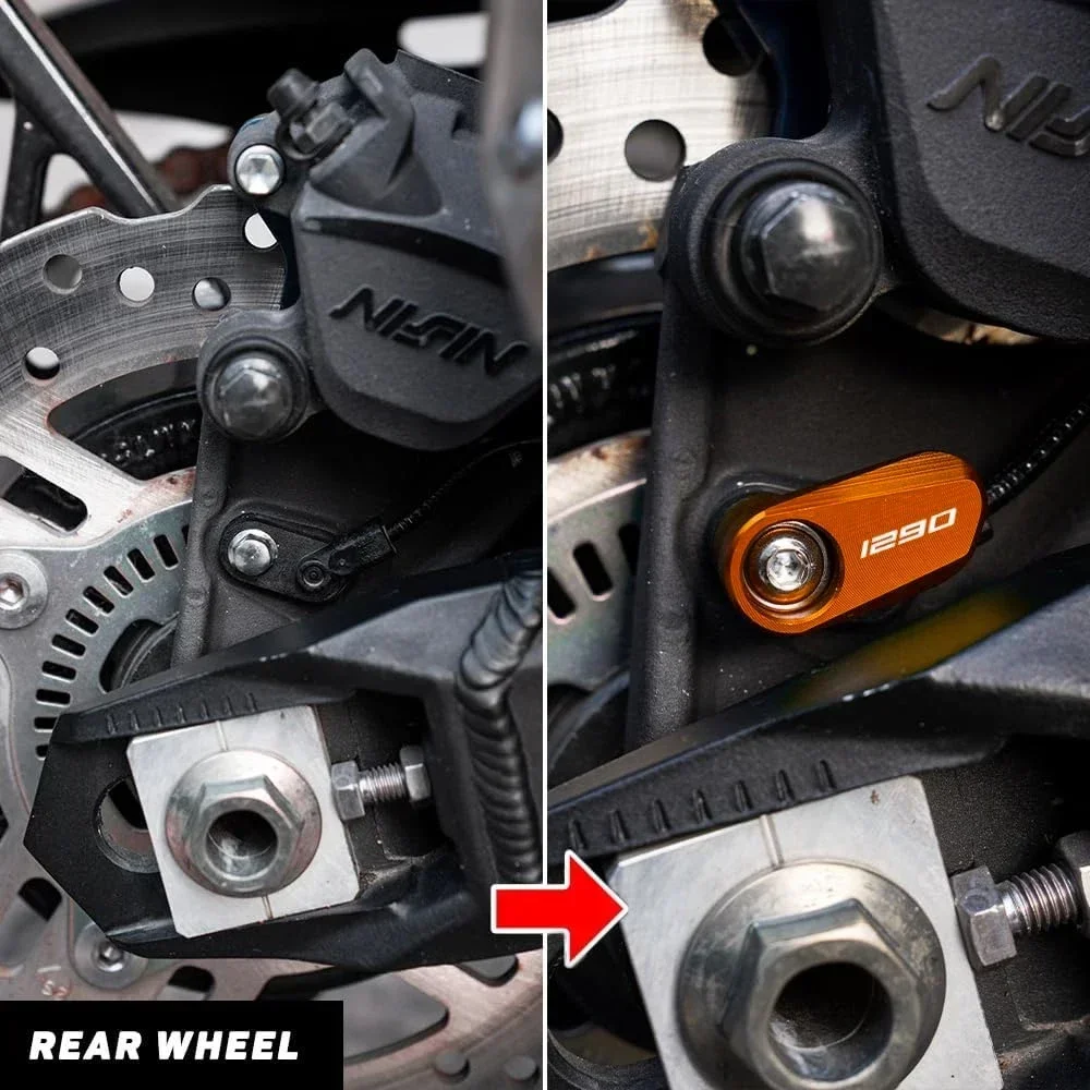 ل KTM Duke 1290 790 890 390 690 125 200 مغامرة 1090 1190 RC390 دراجة نارية الجبهة الخلفية عجلة ABS الاستشعار معدات الحماية غطاء