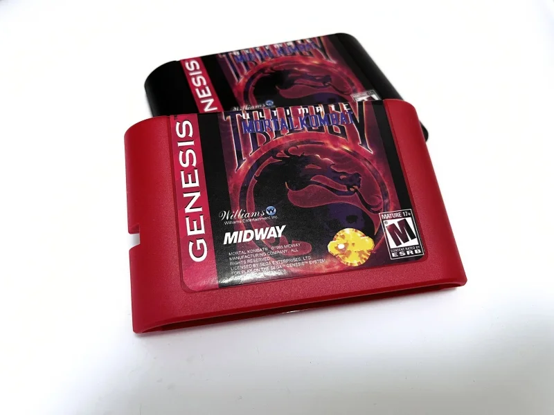 ثلاثية مورتال كومبات النهائية فقط لوحدة تحكم ألعاب SEGA GENESIS Mega Drive 16 بت NTSC