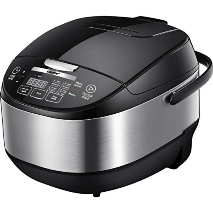 

Japanese Large Rice Cooker with Fuzzy Logic Technology 11 Presets 10 Cup Uncooked/20 Cup Cooked Auto Keep Warm 24-Hr Delay Time