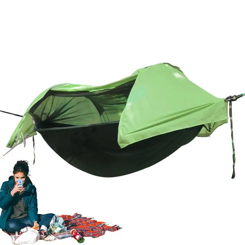 

Survival Hammock Waterproof Backpacking Hammock Lightweight Portable Backyard Hammock For Indoor Outdoor Backpacking Camping