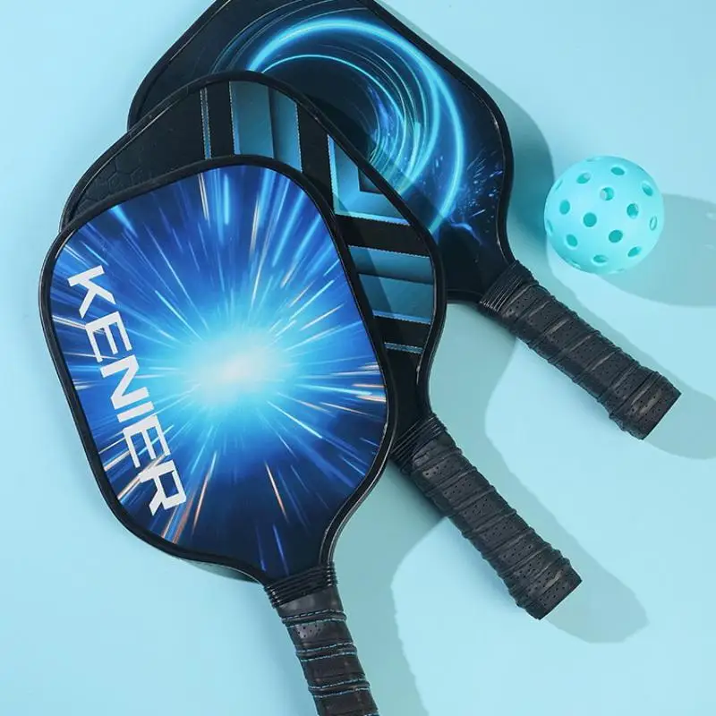 Professional Pickleball Set 2-Player Wood Paddle Racquets 4 Ball Pickleball Rackets Ball Sets Portable Bag