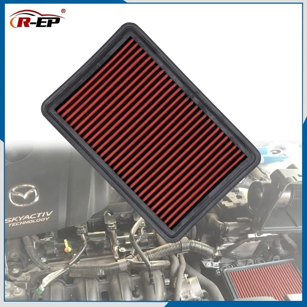 Air Filter Replacement High Flow Car Sports for Mazda 3 Axela 6 Atenza CX-4 CX-5 Premacy 2.0L 2.5L Biante 2.3L Intake Filters