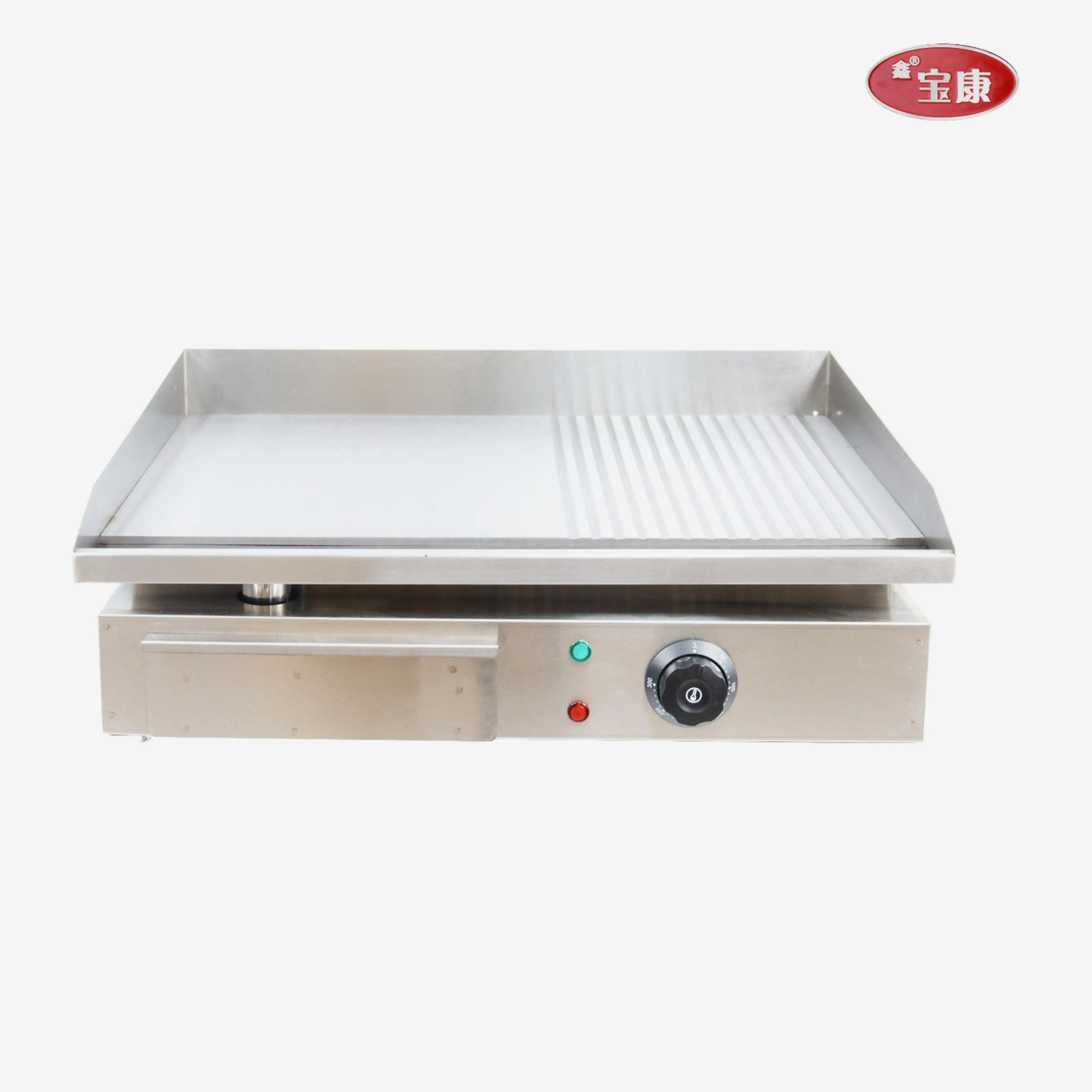 Commercial Stainless Steel Multifunctional Flat Gas Burger Griddle Grill For Restaurant Equipment CE Certification