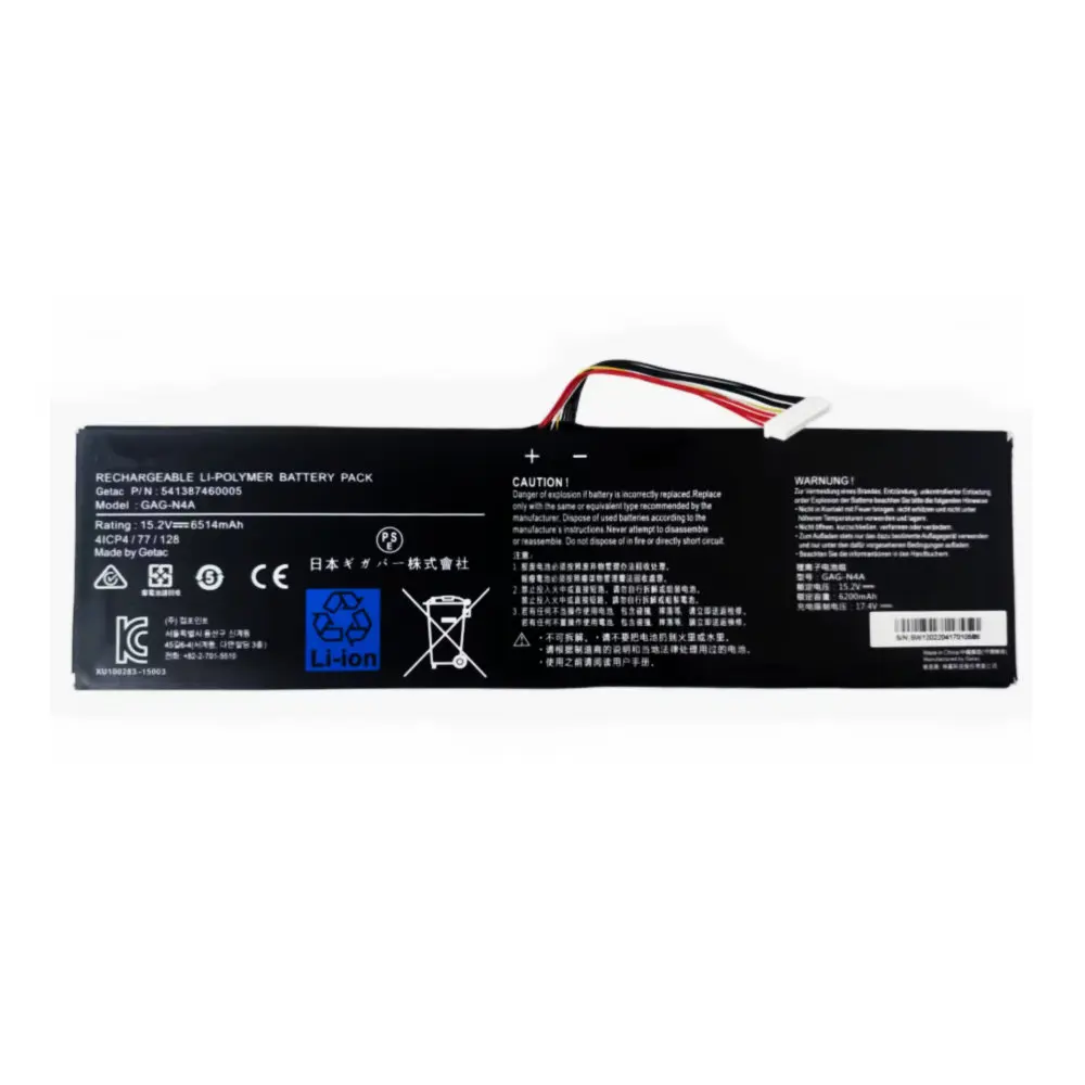 

NEW 15.2V 99WH GAG-N4A Laptop Battery For Gigabyte Aero 15 OLED XD 15 RP75 16 RP86 17 HDR YD 17 XE4 16 YE5 15G KC 15G XC 15P XC