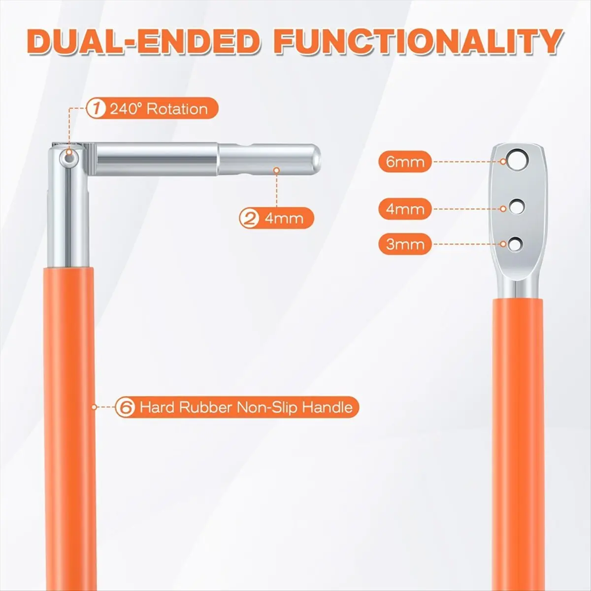 BHBL T Post Clips Tool & Wire Twist Tool Dual-Functionality, for Fence Stretcher, Fence Clips and Fence Wire Twisting Tool