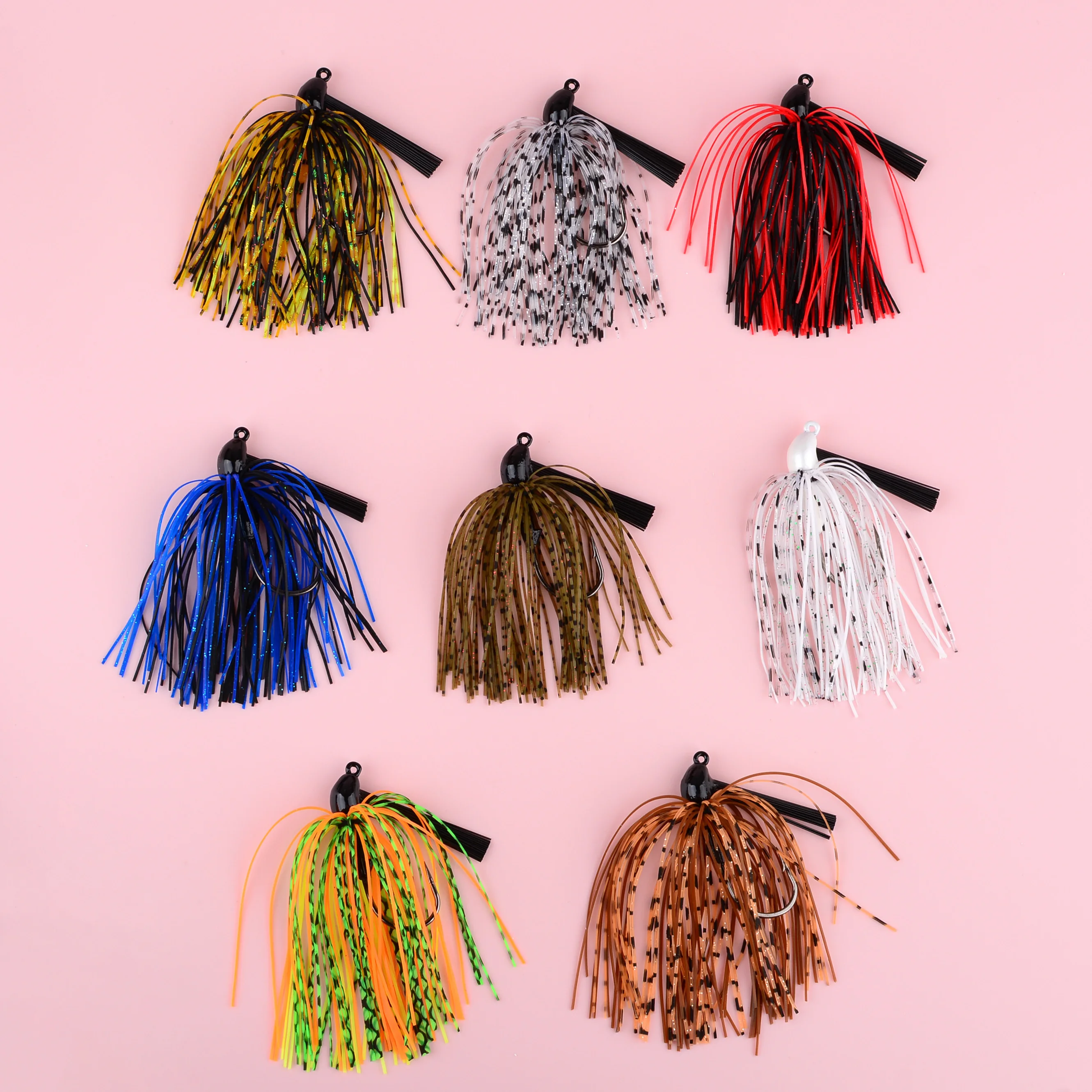 Jig finesse anti-enredos con falda para lubina y pesca de agua dulce - imagen 5