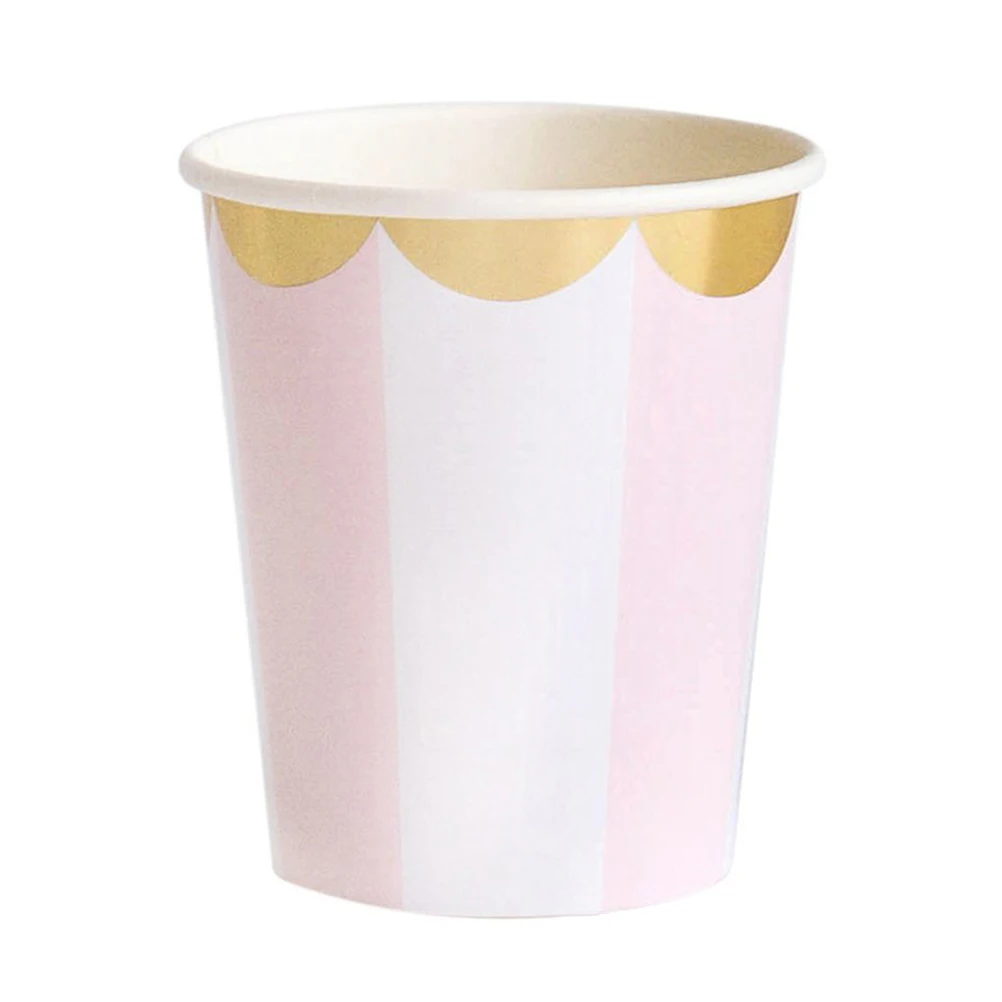 

Disposable Paper Tableware Set Party Supplies Includes Plates Cups Straws Eco Friendly for Weddings Birthdays Gatherings