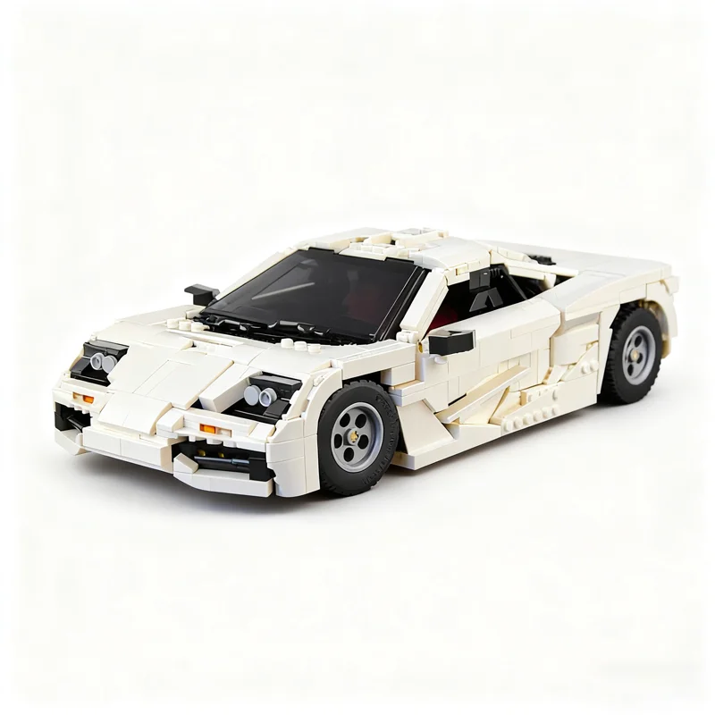 

NEW 1367PCS MOC Technology Mclaren F1 B Model DIY Creative Assembly Building Blocks Display Birthday Gift Decoration Decor Set