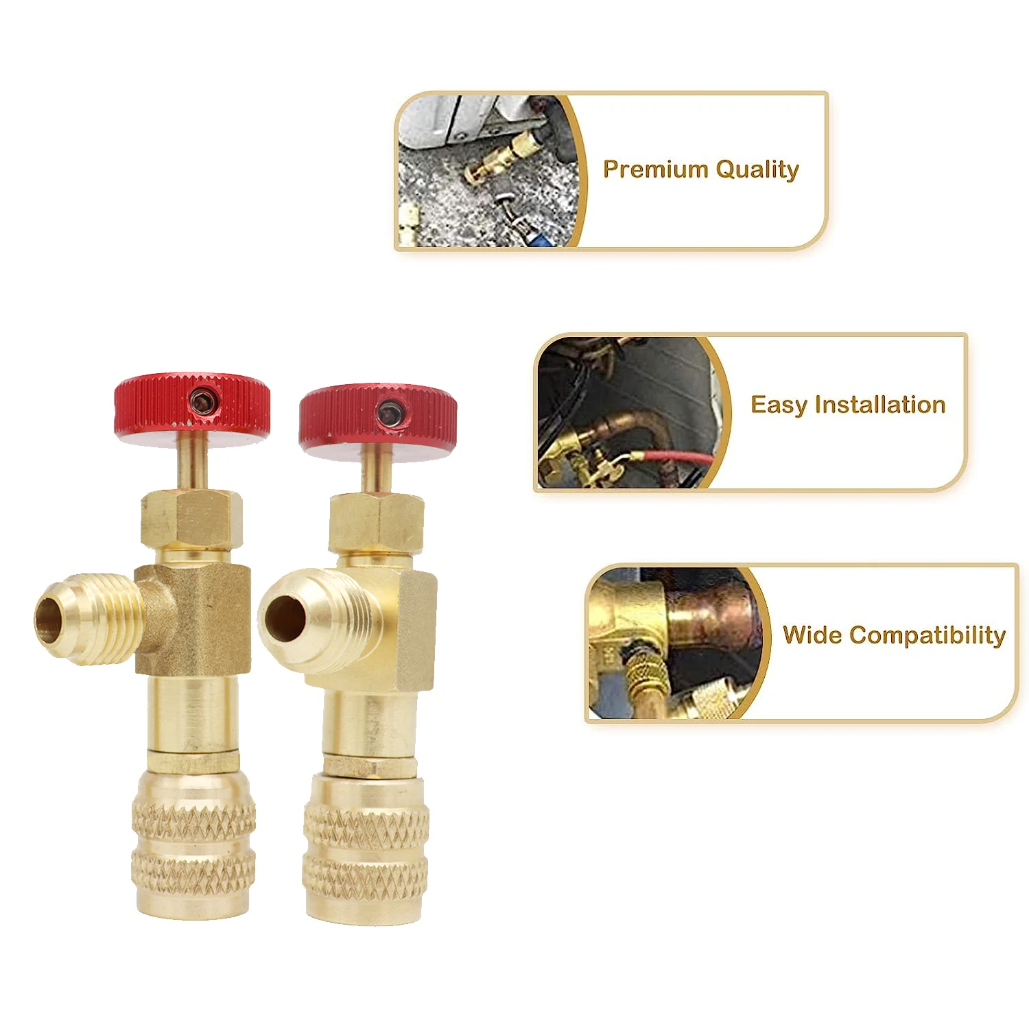 Air Conditioner plus Safety Liquid Valve R410 Refrigerant Vacuum Maintenance Switch R22 Detection Tool