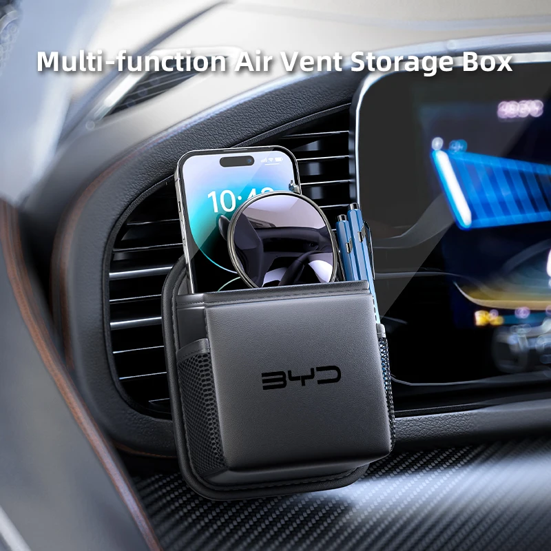 

Universal Car Air Vent Storage Box Hanging Organizer Box Interior For BYD F3 I3 F0 F6 S6 S8 E5 E6 G3 G6 S7 M6 Tang Song Qing