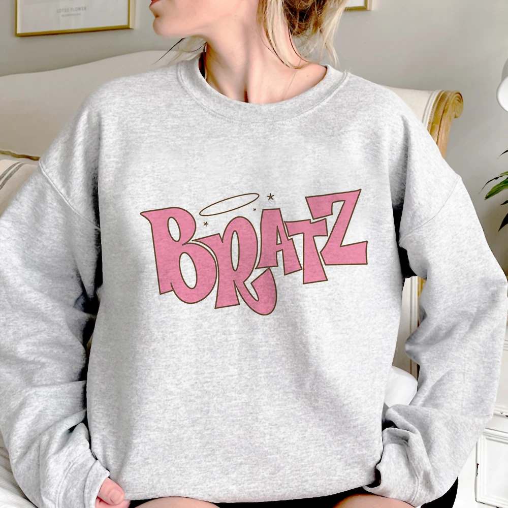 Bratz hoodie trendy Japanese streetwear youthful pattern printed design girl pullover pattern printed design