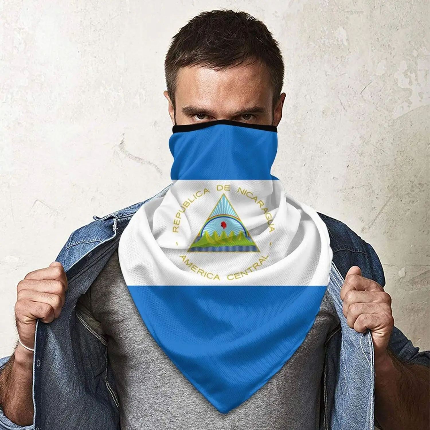 قناع وجه رياضي مقاوم للرياح بعلم جزر فيجي مناسب لقناع الدراجات النارية ووشاح ركوب الخيل في الهواء الطلق بالاكلافا #3