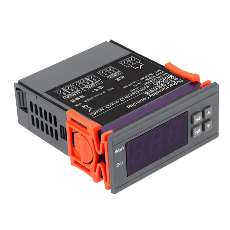 WH8040 Digital Eletrônico Controlador de Umidade, Instrumento Regulador, Interruptor Sensor, Higrômetro, 1-99%, 220V