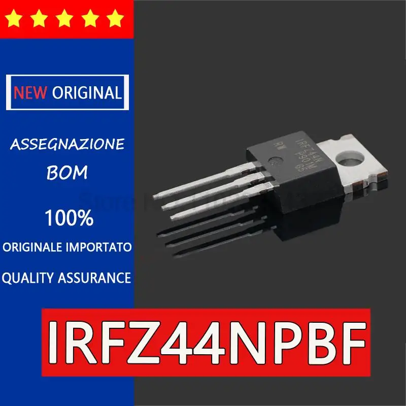 5Pcs Irfz44Npbforig…