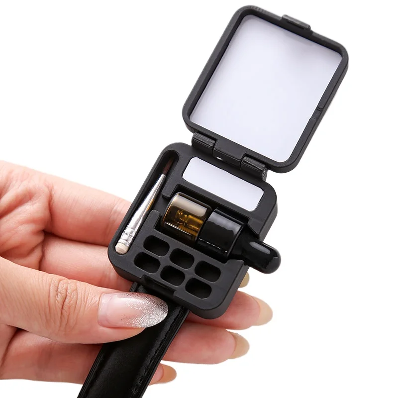

3D printing watch color box mini watercolor paint portable travel box empty box color palette sub-packing painting