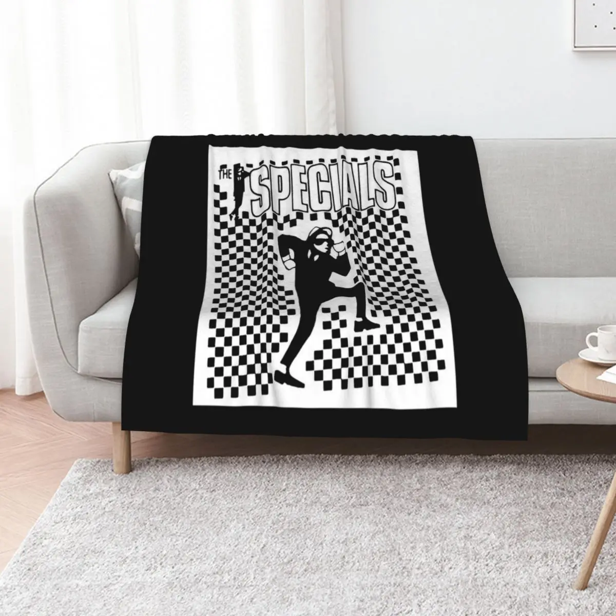 the specials ska Throw Blanket Shaggy For Decorative Sofa Furry Beach Soft Plaid blankets ands Blankets