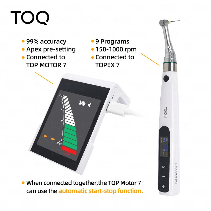 

Dental LED Endo Motor 16:1 Contra Angle Wi th Reduction Head Mini Dental Apex Locator Dentistry Endodoncia Treatment Tools