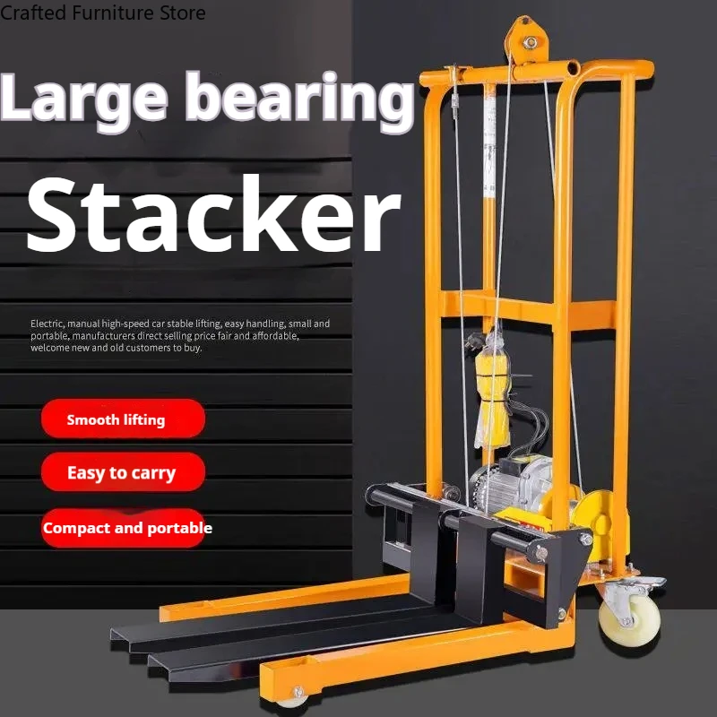 Manual Micro Forklift Truck Hydraulic Pallet Handling Forklift Truck Device Commercial Furniture Carretilla Elevadora ZY60CC