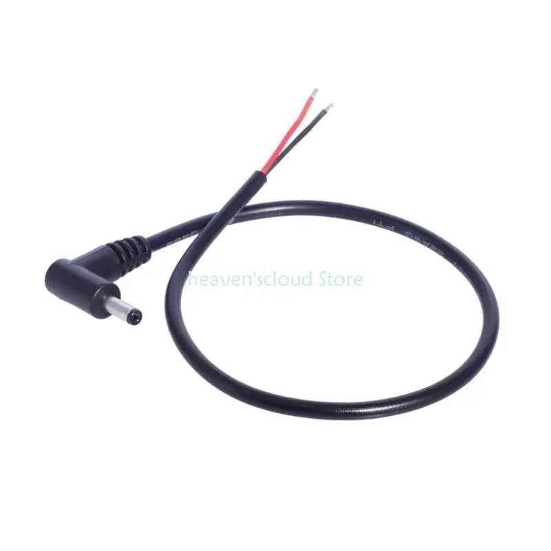 y88b الزاوية اليمنى 3.5x1.35mm الذكور سدادة سلك طاقة مرنة 3.5mmmx1.35mm موصل شحن الذكور لملحقات الكاميرا