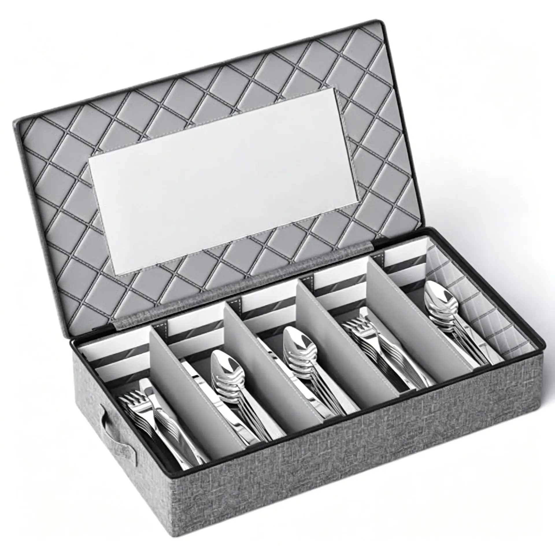 New Kitchen Tableware, Knives, Forks, Chopsticks, Storage Box with Lid, Dustproof Classification, Sorting Box, Home Storage