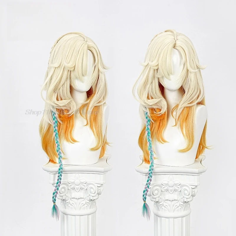 IN STOCK Xilonen Wig Game Genshin Impact Cosplay Wig Women 60cm Long Hair Natlan Xilonen Cosplay Eyelashes Free Wig Cap