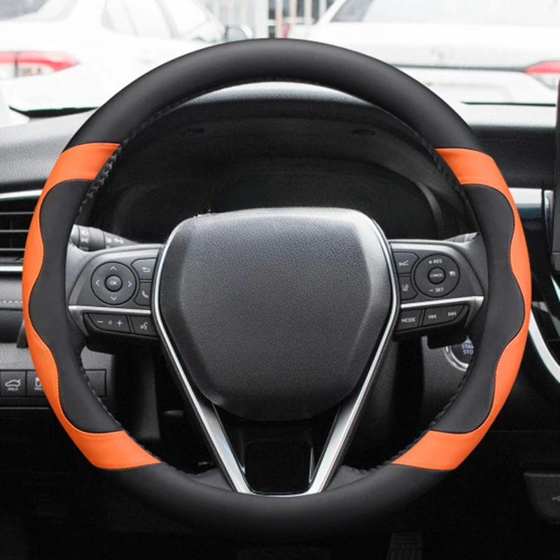 Suitable for Toyota Weisa Camry Asia Longfeng Landa Highlander Corolla Ruifang Car Steering Wheel Cover Interior Universal