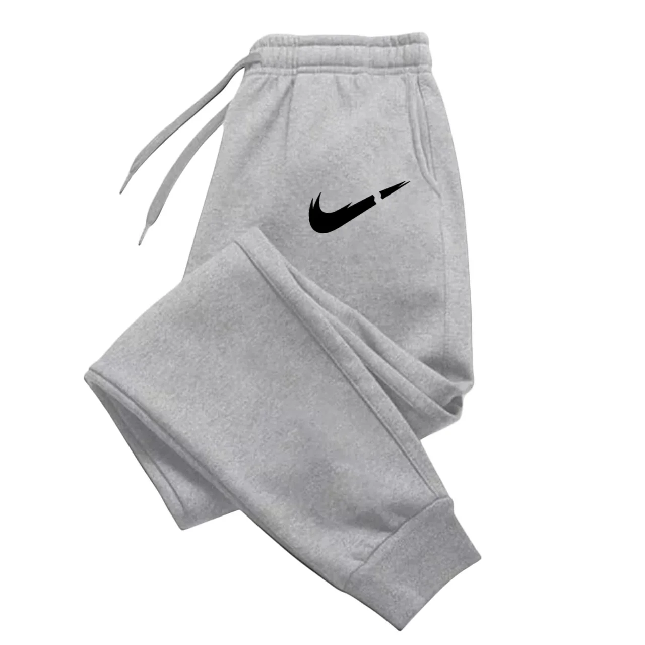 Printed logo pants, men's fashion sport pants, drawstring sport pants, casual loose pants, wholesale sport pants image 4
