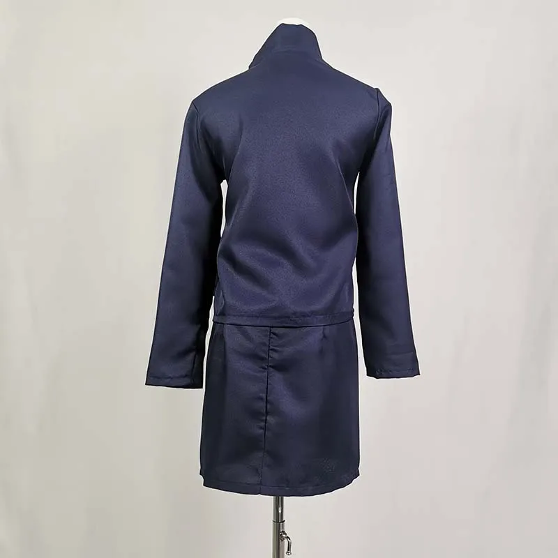 Ieiri Shoko Cosplay Costume  School Uniform Full Set Halloween Outfits Navy Blue Ieiri Shoko Dress