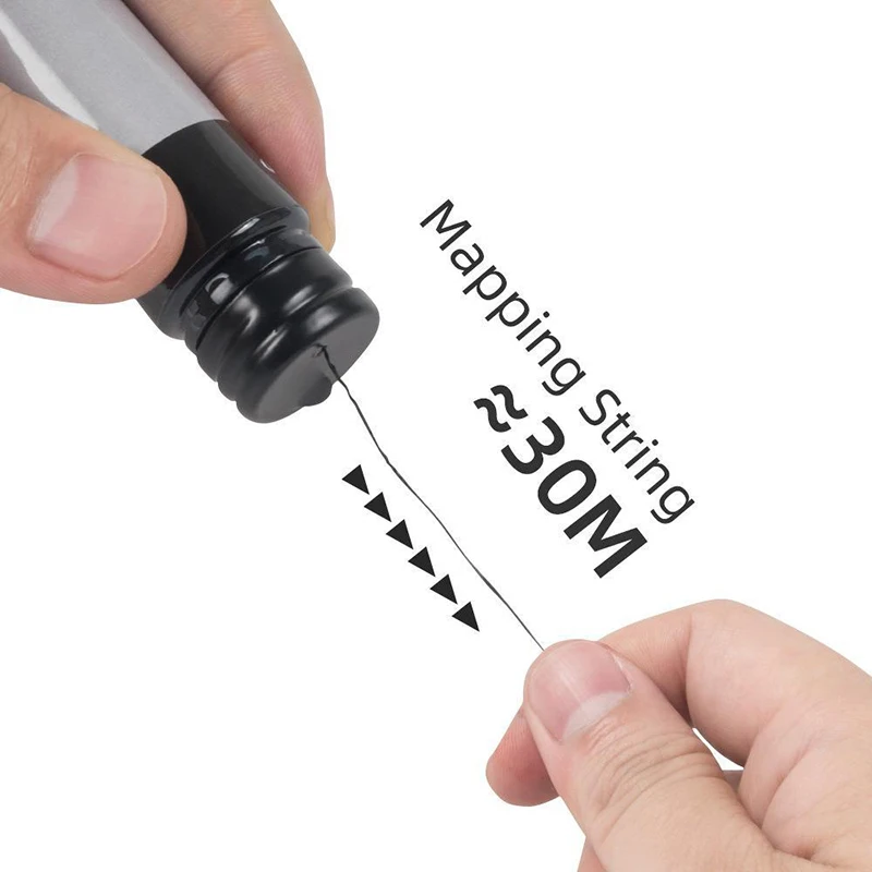 

30m Black/White Microblading Mapping String Pre-Inked Eyebrow Marker Thread Tattoo Brows Pre Inked PMU Mapping String Tattoo Kit