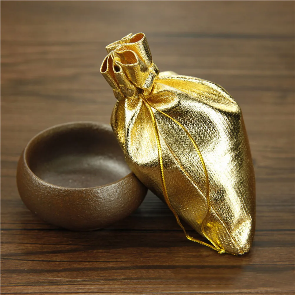 

50 Pcs Gift Bags Simple Practical Drawstring Pouches Wedding Party Favor Candy Jewelry Storage Bags Present Ideas
