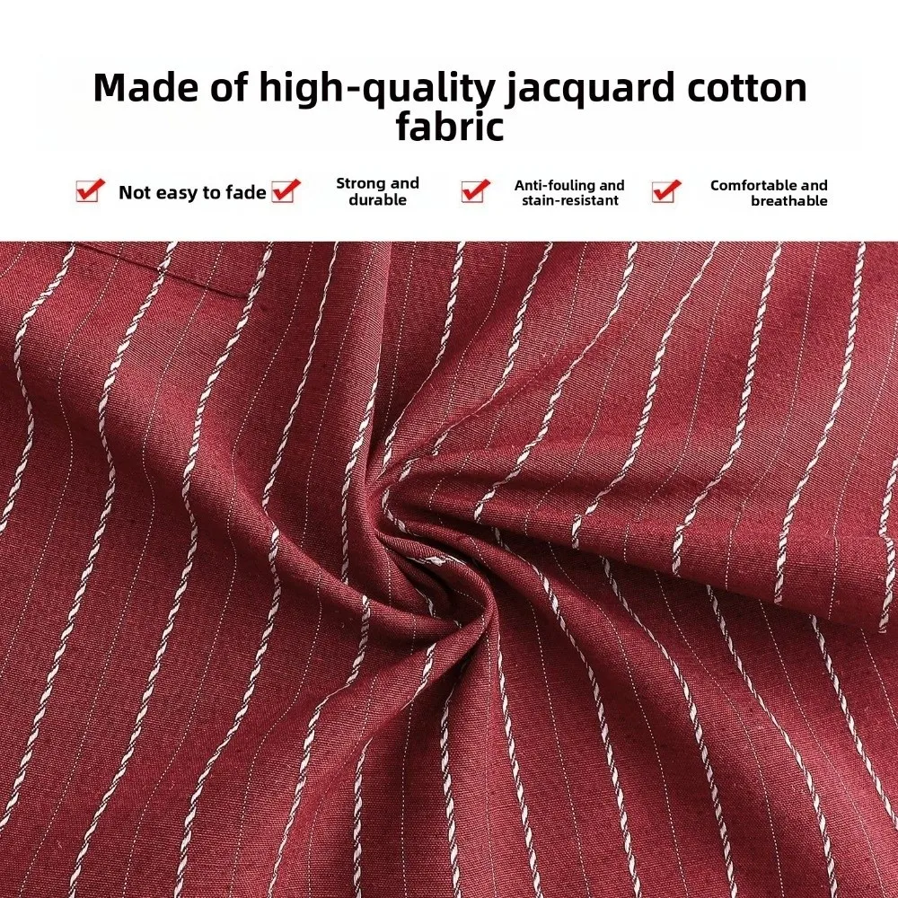 

New Polyester Cotton Long Sleeve Apron Waterproof Stain Resistant Kitchen Cover Up Breathable Working Clothes Kitchen Use