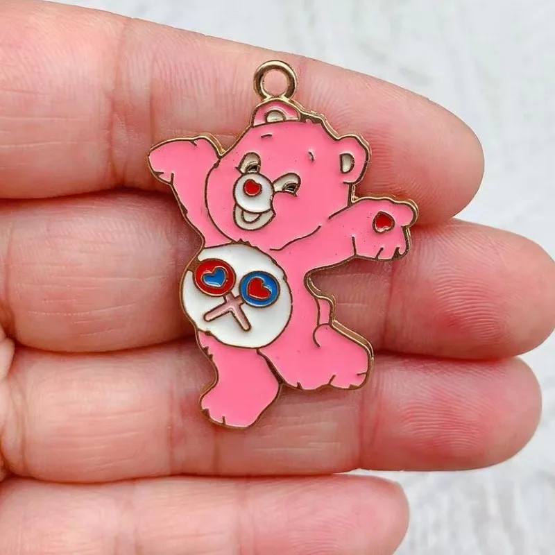 10pcs Cute Little Bear Alloy Charms Lovely Animal For Making Handmade DIY Jewelry Findings Accessories Findings