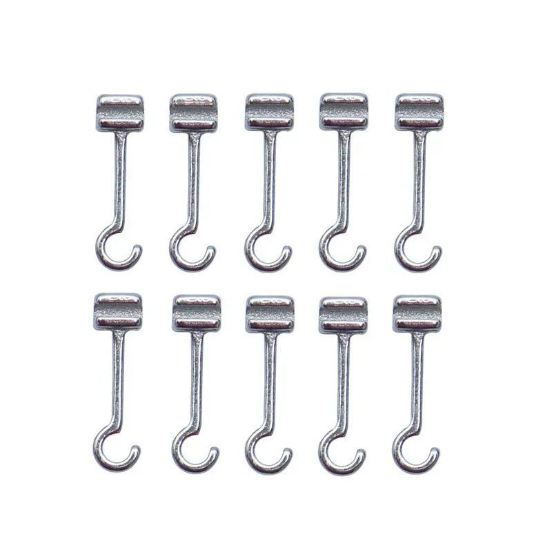 

Dental Orthodontic Crimpable Hooks Question Mark Hook Long Curved Sliding Screw Hanging Ring Iron Hook Tools