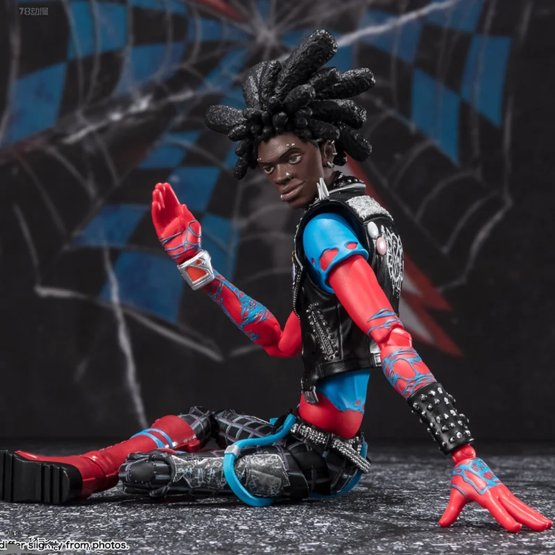 لعبة هواية لزينة سطح المكتب من Marvel CT SHF Parallel Universe 2 Punk Spider-Man المنشط
