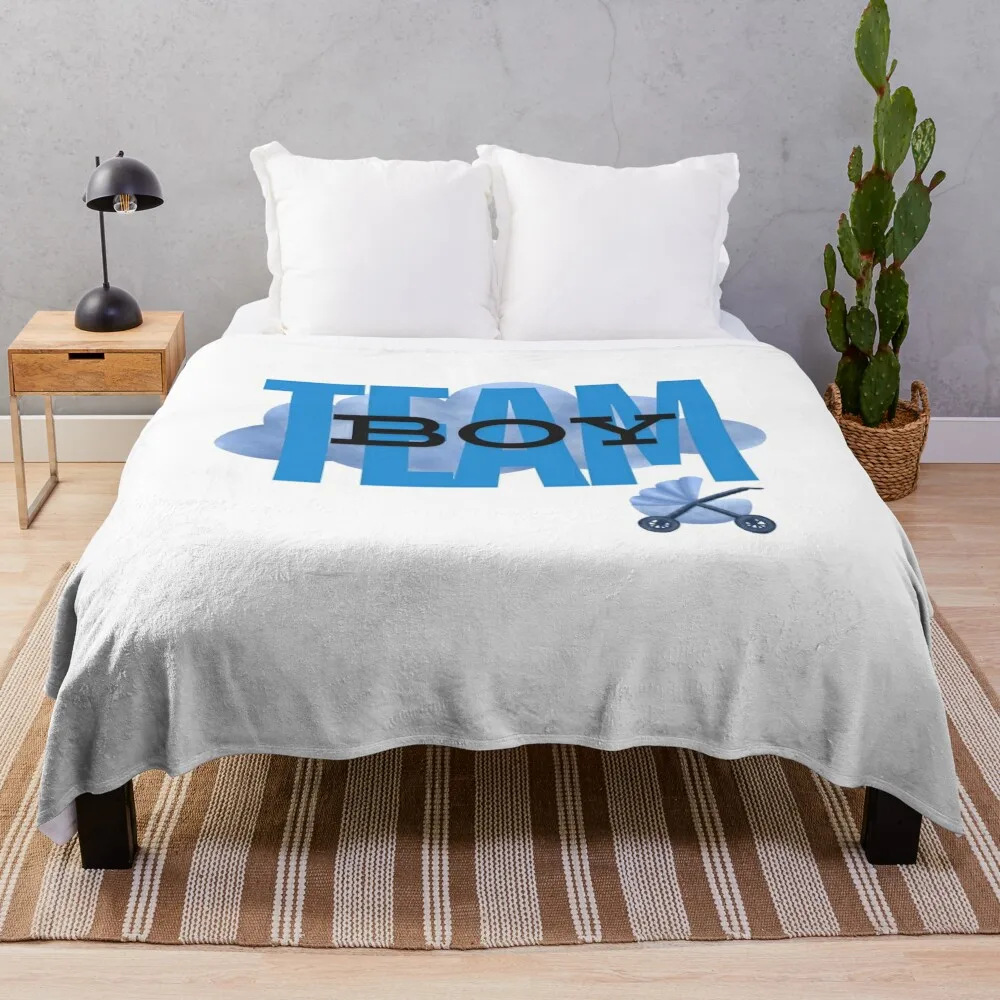 

Team Boy Throw Blanket Hairy blankets ands Custom Blankets