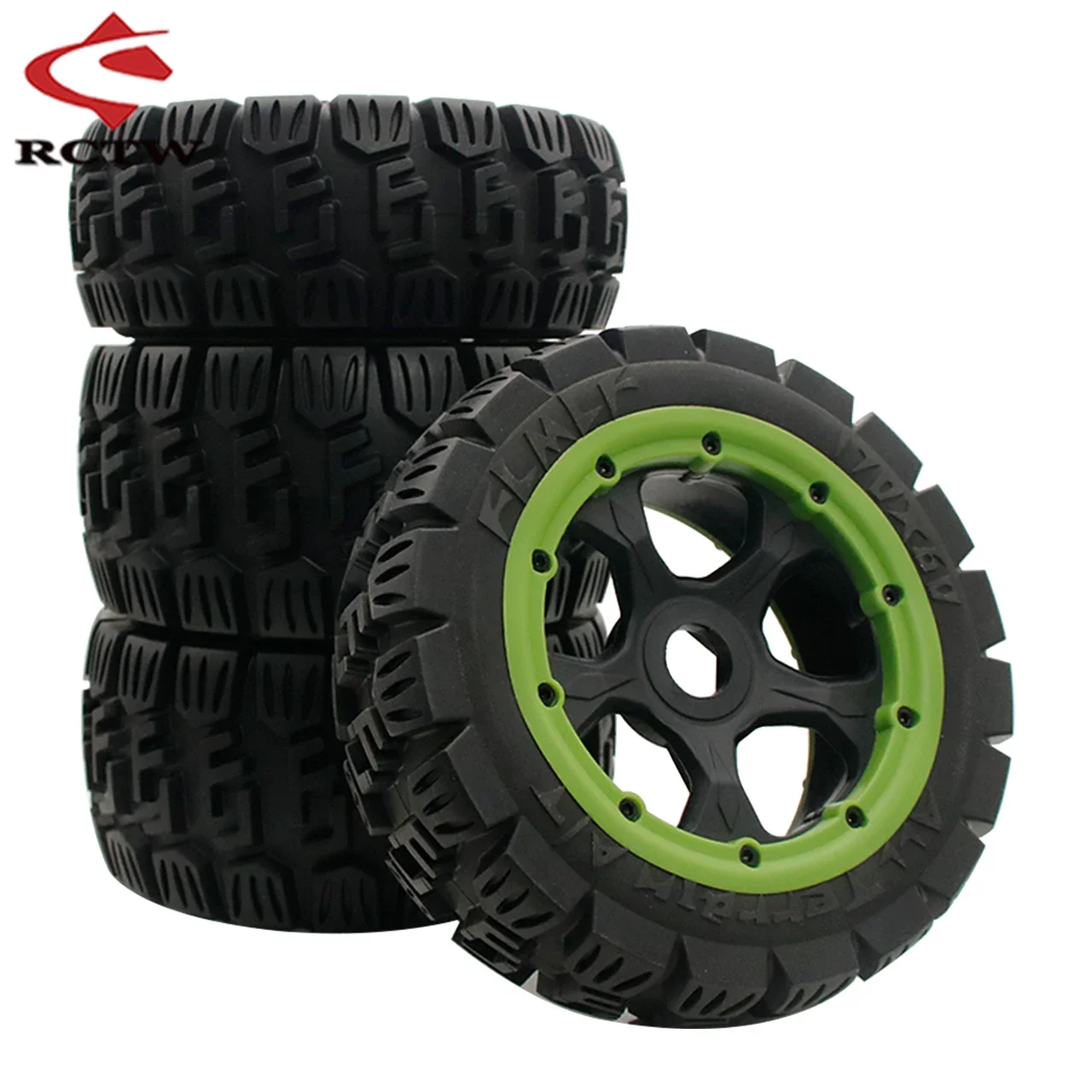 All Terrain Super slijtvaste complete band achter- of voorwielbandset voor 1/5 HPI ROFUN ROVAN KM BAJA 5B SS Rc auto-onderdelen