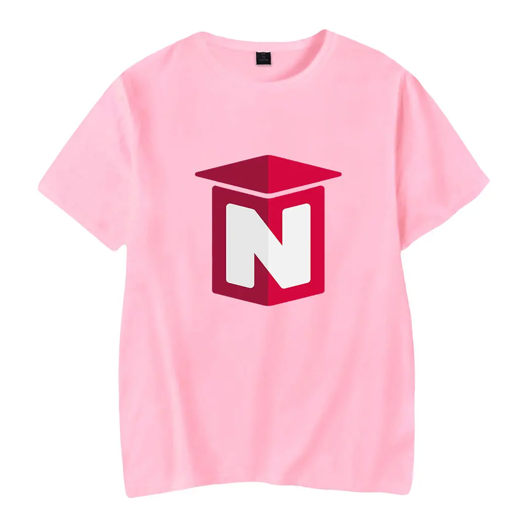 Nought Merch N Logo Printed Tshirt Unisex Crewneck Short Sleeve Tee Men Women T-shirt Youthful Youtuber Fashion Clothes