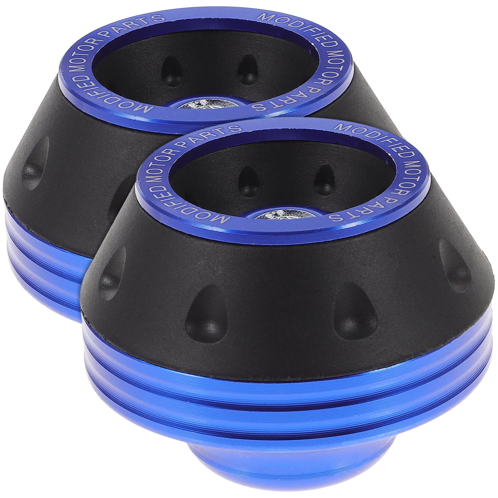 

2Pcs AntiFall Cup Durable Alloy Rubber Front Fork Motorcycle Wheel Protection Scooter ExplosionProof Cap BrightColor