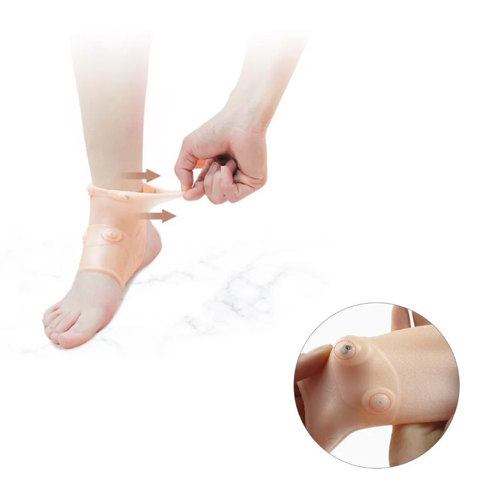 

2pcs Magnetic Therapy Ankle Support Brace Stretchable Breathable For Running Walking Standing Ankle Guard Foot Care Tool Health