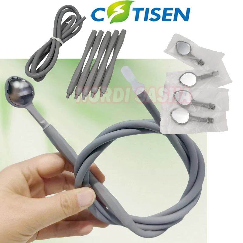 

Disposable Saliva Suction Mirror Dental Anti-fog Reflector Mirror For Oral Examination/Pulling/Salivatio 50Pcs/Box