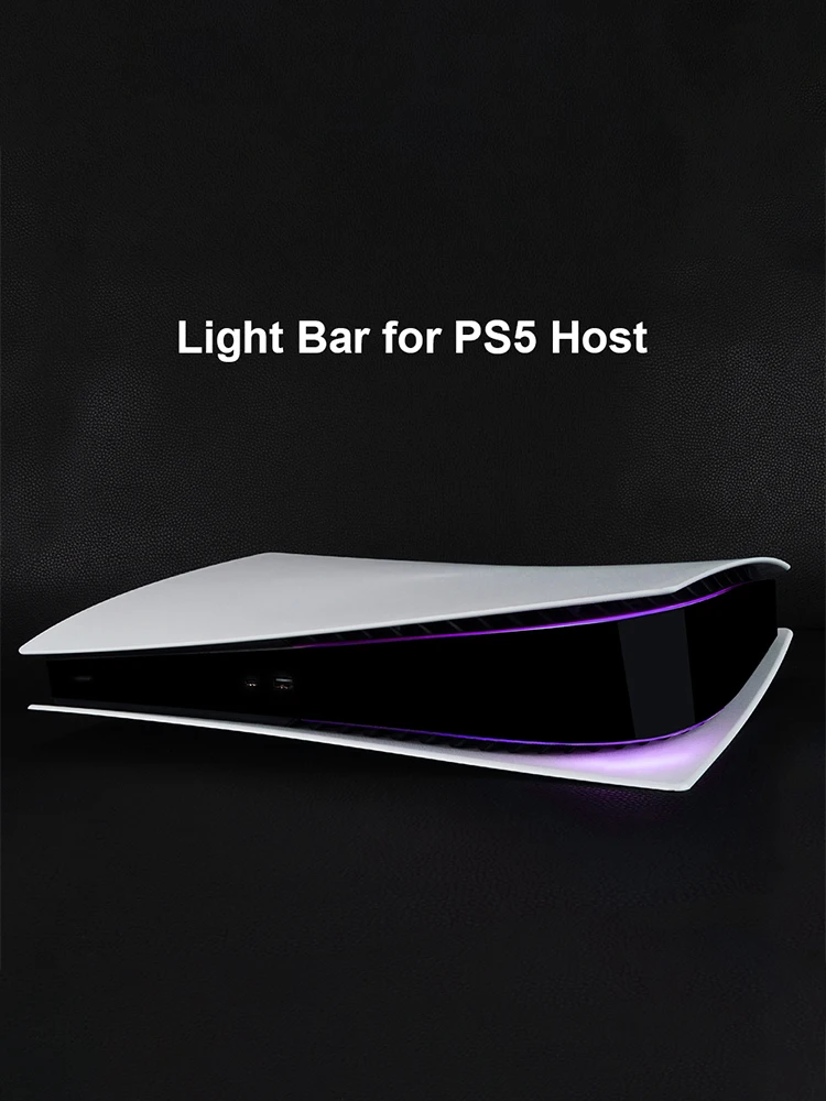 شريط إضاءة LED ذاتي اللصق، شريط إضاءة مضيء، أداء رائع لشارات شريط إضاءة وحدة التحكم PlayStation 5