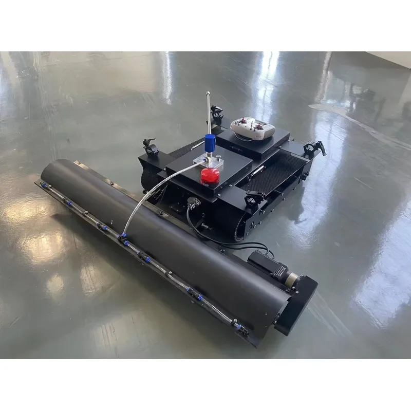 Automatic Solar Panel Cleaning Robot Dual Mode Wet Dry Brush for Photovoltaic Power Station Maintenance Efficient Dust