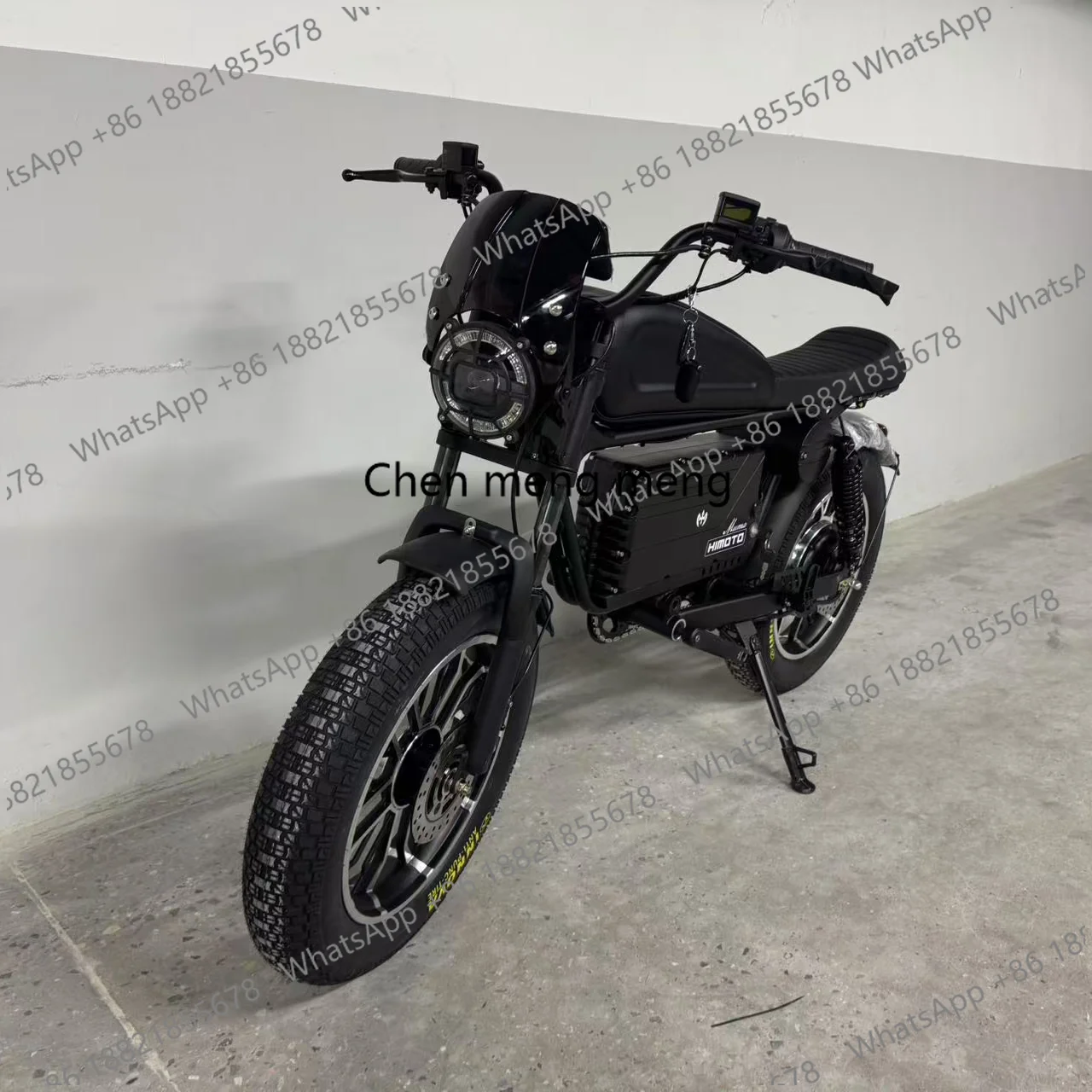 20 Inch E Bike Tire New Standard E-Bike |  Range & High Speed 80-200KM No License Require Black Warrior Electr
