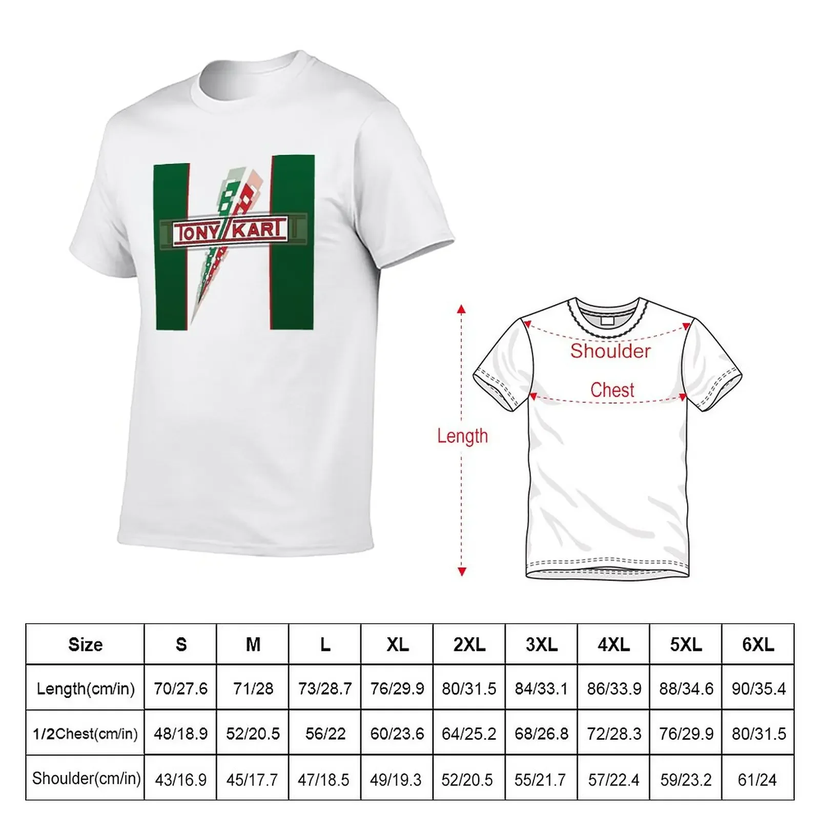 New Tony kart T-Shirt Short t-shirt T-shirt short mens graphic t-shirts hip hop