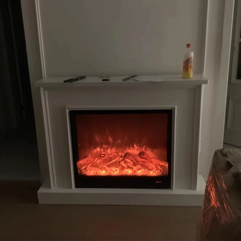 Artificial Fireplace Home American Fireplace Simulated Flame Embedded Decorative Electric Fireplace