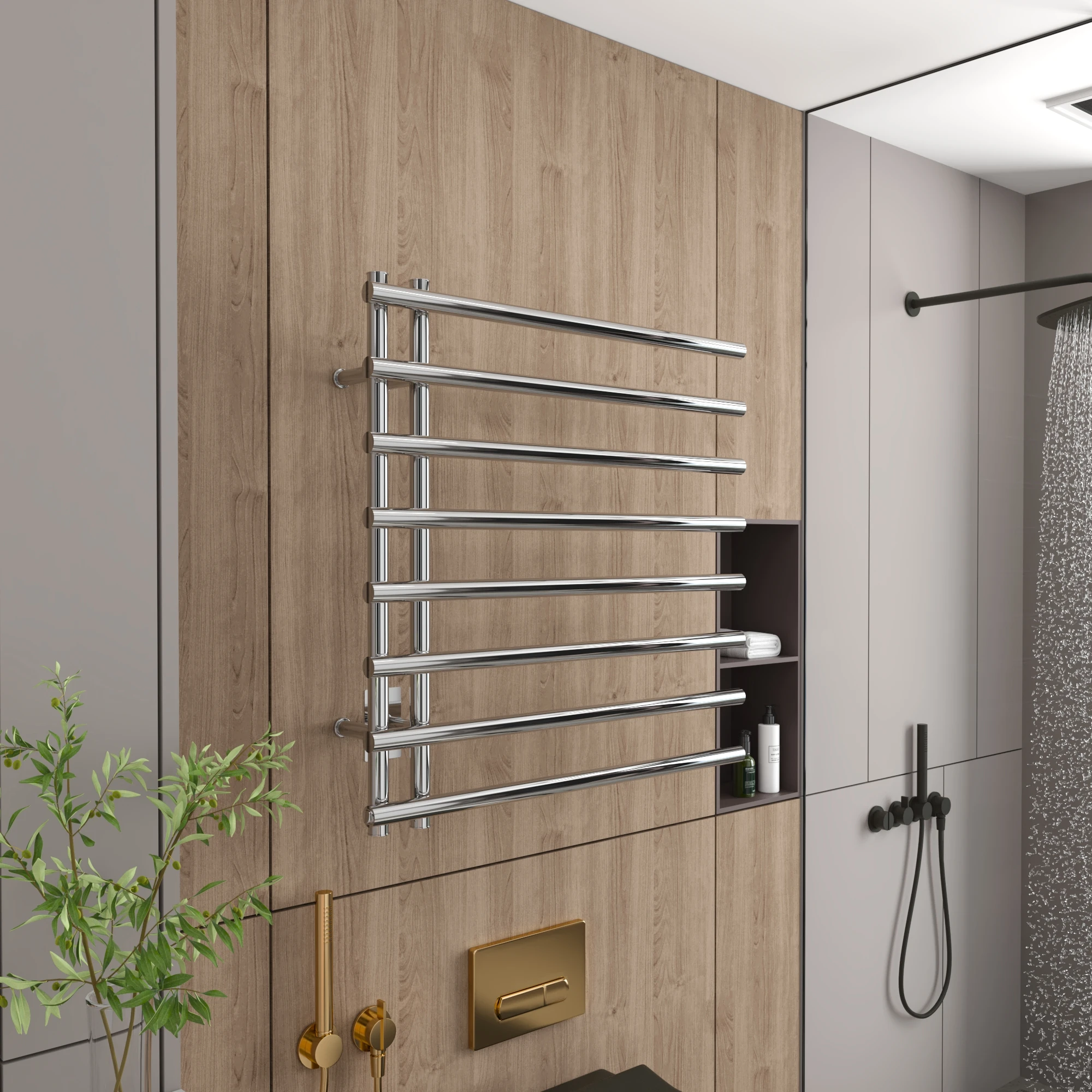 سلك صلب/مكونات إضافية 304 سخان منشفة من الفولاذ المقاوم للصدأ رف منشفة كهربائي سخان منشفة كهربائي #3