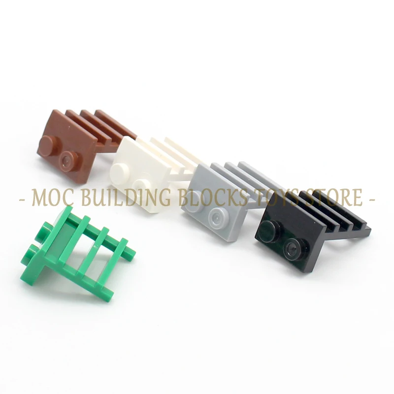 MOC Parts-bloques de construcción de escalera modificada, placa de 4175, 1/2x2x2, ladrillos, rejilla, bricolaje, Educación Creativa, accesorios compatibles, Juguetes